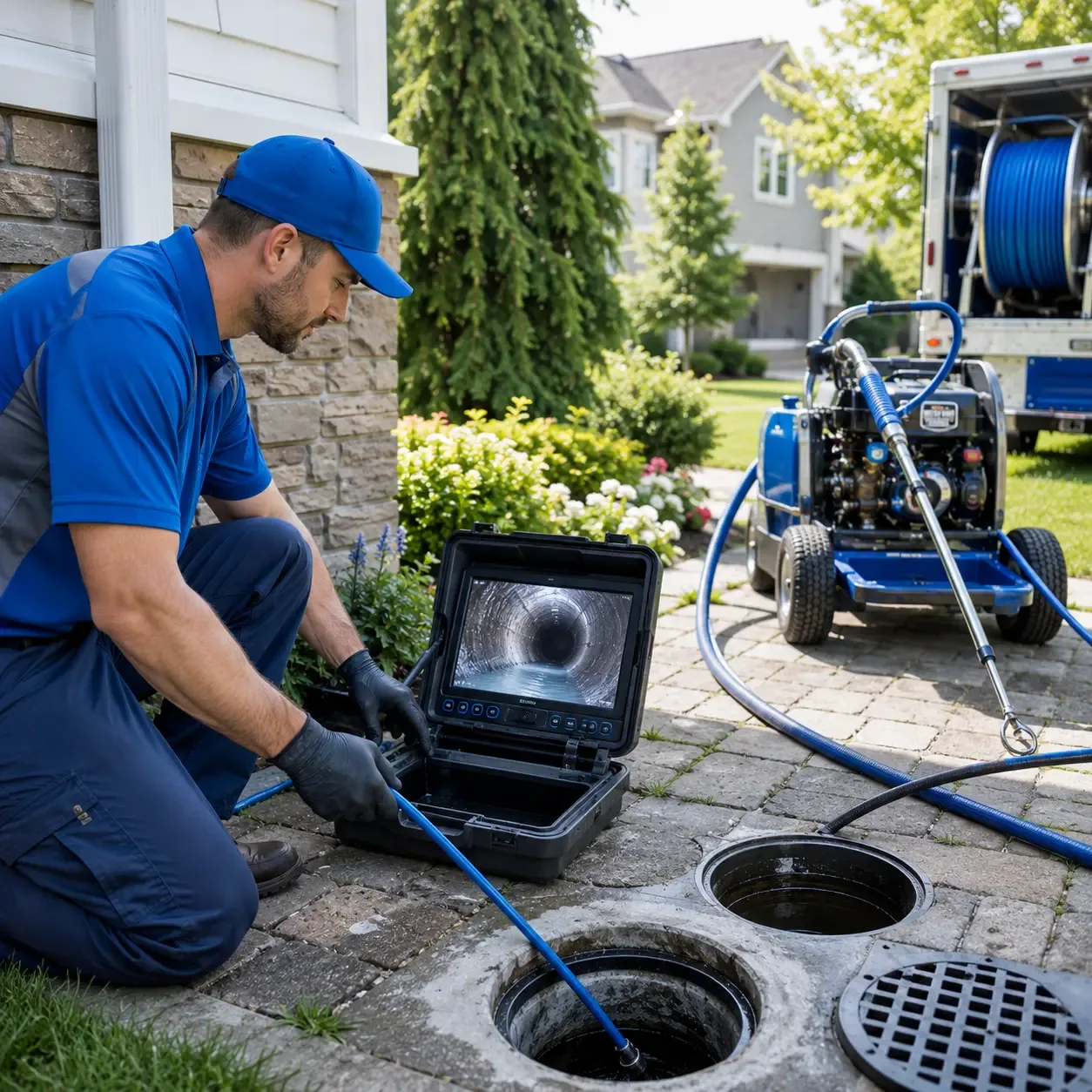 Outdoor drain cleaning professionals serving Avis, PA